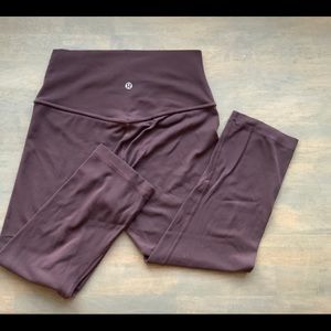 Lululemon Align Pant 21” plum shadow
